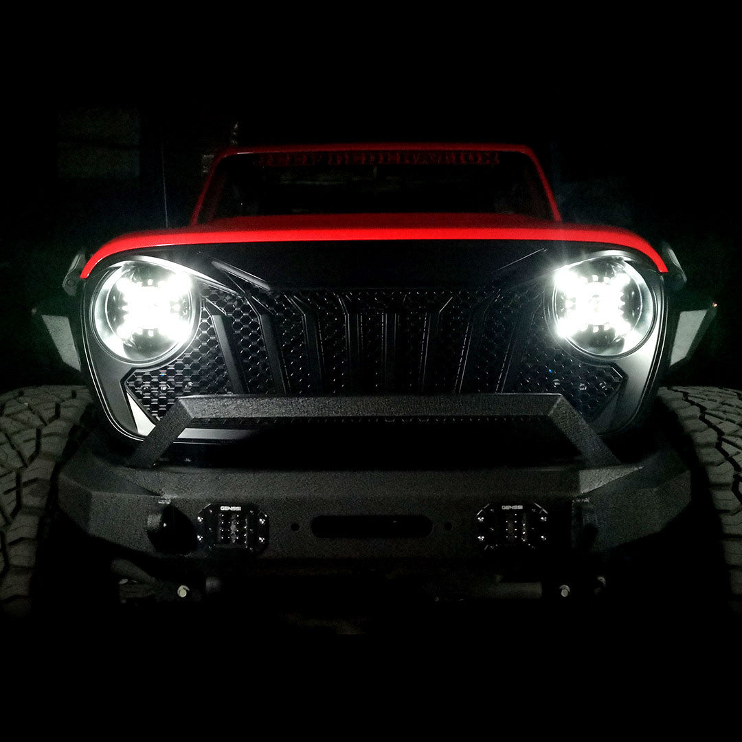 Cyclone HALO LED Headlights for Wrangler JL & Gladiator 2018-2023 Lighting