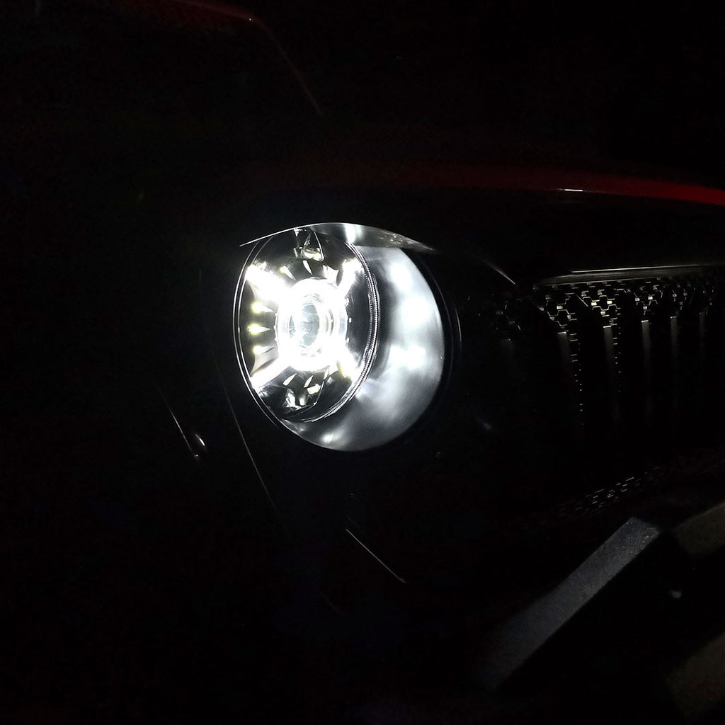 Cyclone HALO LED Headlights for Wrangler JL & Gladiator 2018-2023 Lighting
