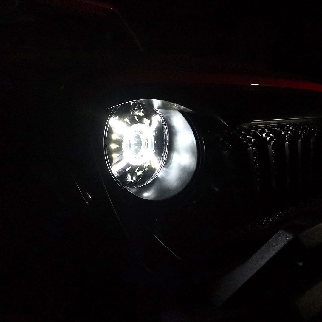Cyclone HALO LED Headlights for Wrangler JL & Gladiator 2018-2023 Lighting