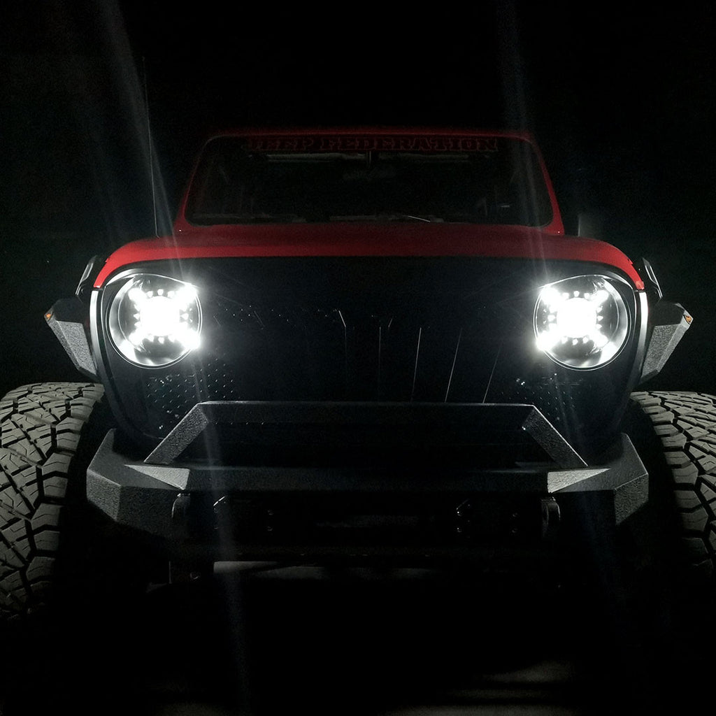 Cyclone LED Headlights for Wrangler JL & Gladiator 2018+ Lighting