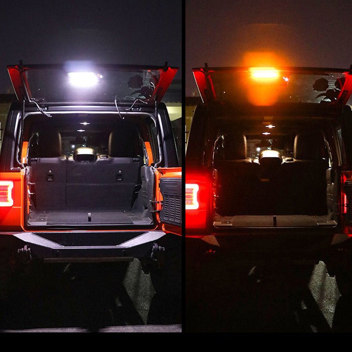 Cargo Light White and Flashing Amber Warning for Jeep Wrangler JL JLU 2018+ - GENSSI Lighting