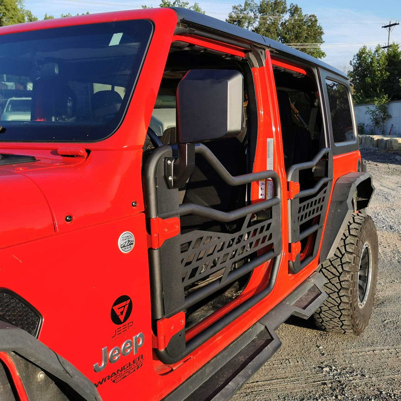 Tubular Doors for Jeep Wrangler JLU and Gladiator 2018+ Exterior Part