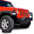 Front Transformer Seventeen Bumper w/Bull Bar w/Fog for Wrangler 2018+ - GENSSI Bumper