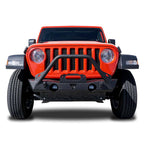 Front Transformer Seventeen Bumper w/Bull Bar w/Fog for Wrangler 2018+ - GENSSI Bumper