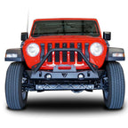 Front Transformer Seventeen Bumper w/Bull Bar w/Fog for Wrangler 2018+ - GENSSI Bumper