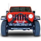 Front Transformer Nineteen Bumper w/Bull Bar w/Fog for Wrangler 2018+ Bumper