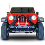 Front Transformer Nineteen Bumper w/Bull Bar w/Fog for Wrangler 2018+ Bumper