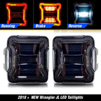 Smoked LED Tail Lights for Jeep Wrangler JL 2018+ - GENSSI Lighting