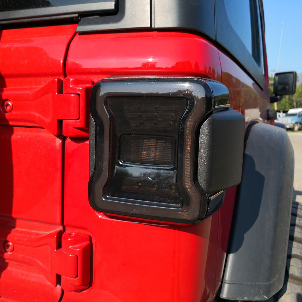 Smoked LED Tail Lights for Jeep Wrangler JL 2018+ Lighting