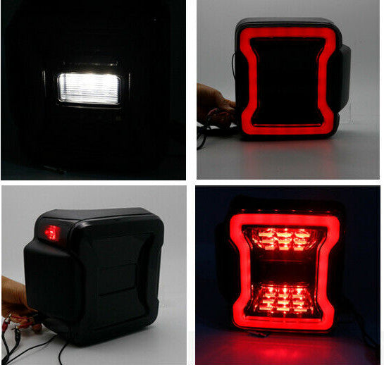 Smoked LED Tail Lights for Jeep Wrangler JL 2018+ Lighting