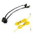 Fog Light Wiring Harness Connectors for Jeep Wrangler Gladiator Default Title Electrical