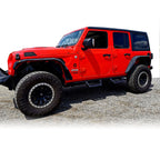 Running Boards Side Steps Rail Steps Rock Sliders for Jeep Wrangler JLU 4dr 2018 up Dual Style - GENSSI Exterior Part