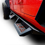 Running Boards Side Steps Rail Steps Rock Sliders for Jeep Wrangler JLU 4dr 2018 up Dual Style - GENSSI Exterior Part