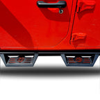 Running Boards Side Steps Rail Steps Rock Sliders for Jeep Wrangler JLU 4dr 2018 up Dual Style - GENSSI Exterior Part