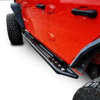 Running Boards Side Steps Rail Steps Rock Sliders for Jeep Wrangler JLU 4dr 2018 up Tube Style - GENSSI Exterior Part