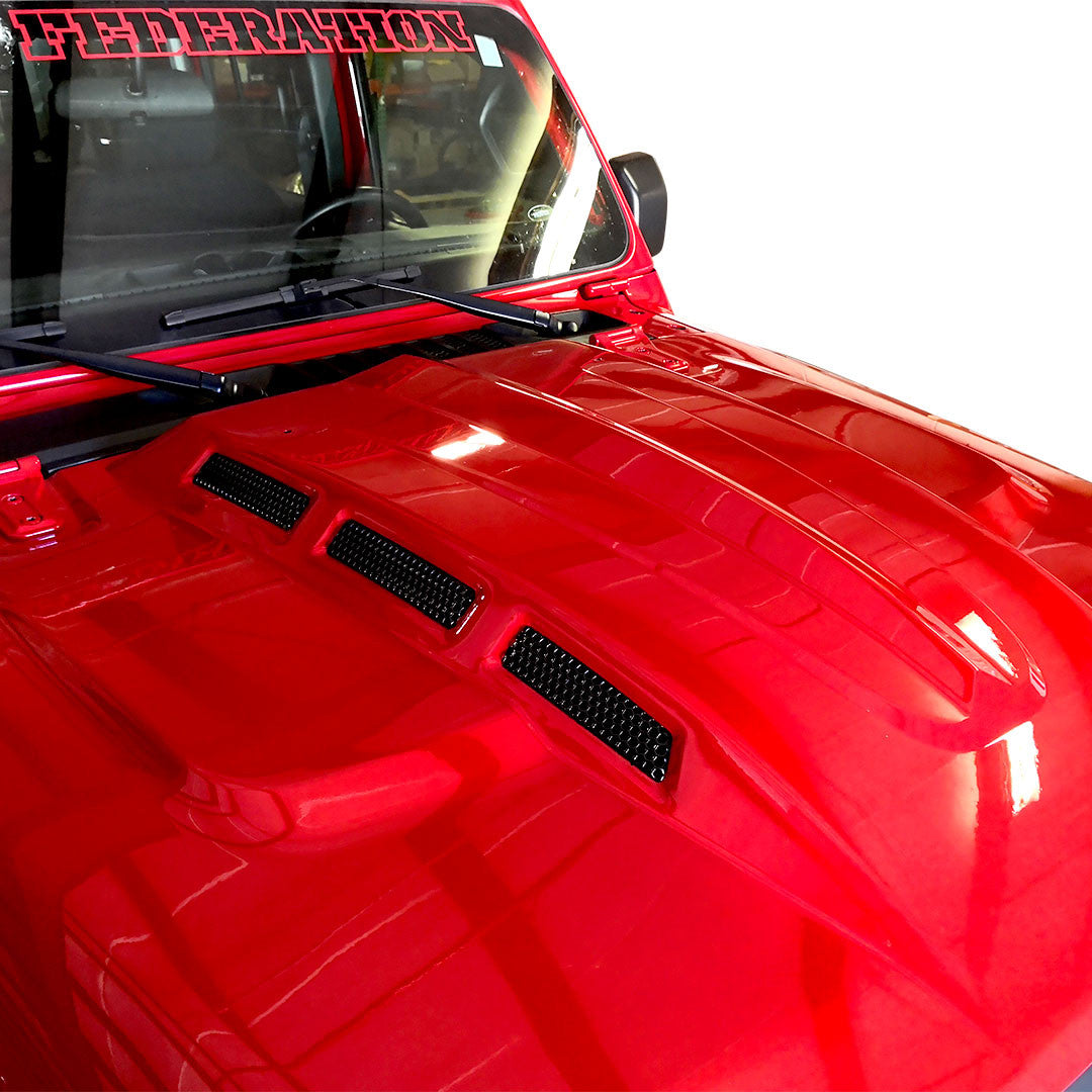 AVENGER Hood for Wrangler JL JLU Gladiator 2018 up Exterior Part