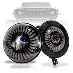 Demon Eye LED Headlights Fog Lights Kit for Wrangler JL JLU Sport Sport S 2018 Up - GENSSI Lighting