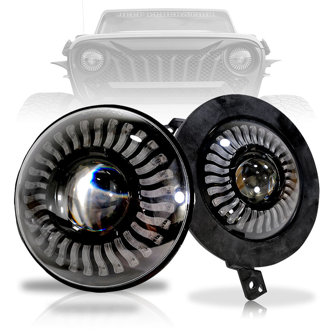 Demon Eye LED Headlights for Wrangler JL & Gladiator 2018+ Lighting