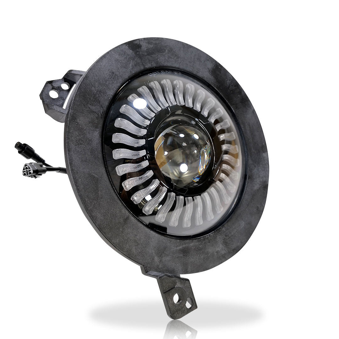 Demon Eye LED Headlights for Wrangler JL JLU Gladiator 2018 Up Lighting