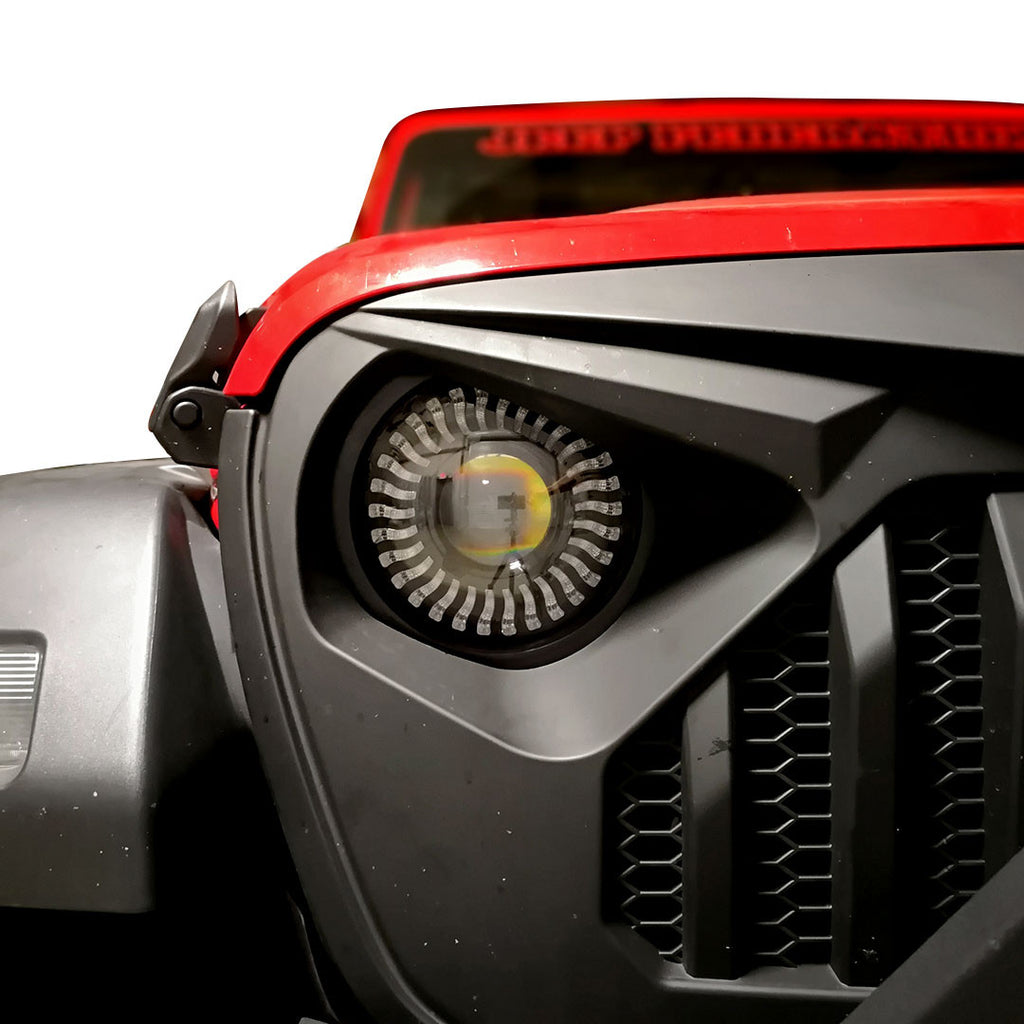 Demon Eye LED Headlights and Fog Lights for Wrangler Sport/Sport S 2018+ Lighting