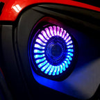 Demon Eye LED Headlights Fog Lights Kit for Wrangler JL JLU Gladiator 2018 Up - GENSSI Lighting