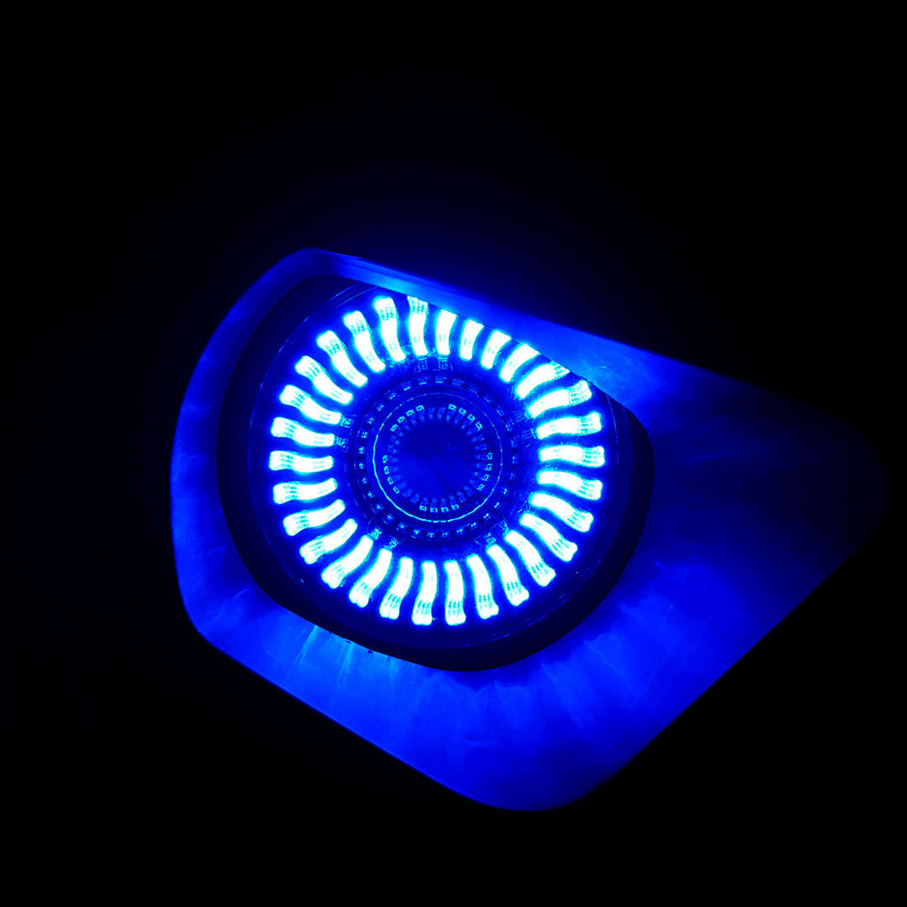 Demon Eye LED Headlights and Fog Lights for Wrangler JL JLU Gladiator 2018 Up Lighting