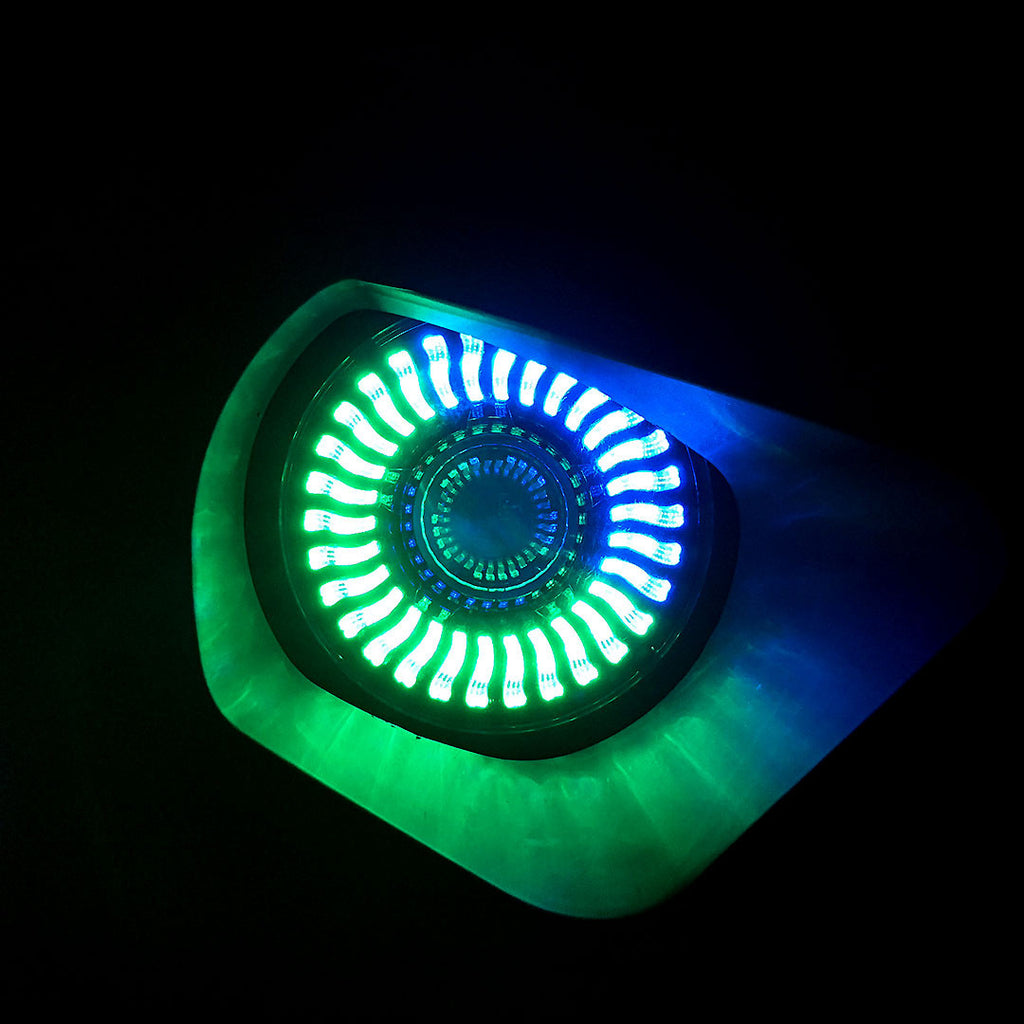 Demon Eye LED Headlights for Wrangler JL JLU Gladiator 2018 Up Lighting