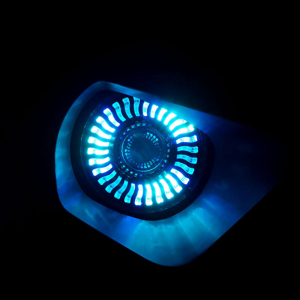 Demon Eye LED Headlights for Wrangler JL JLU Gladiator 2018 Up Lighting