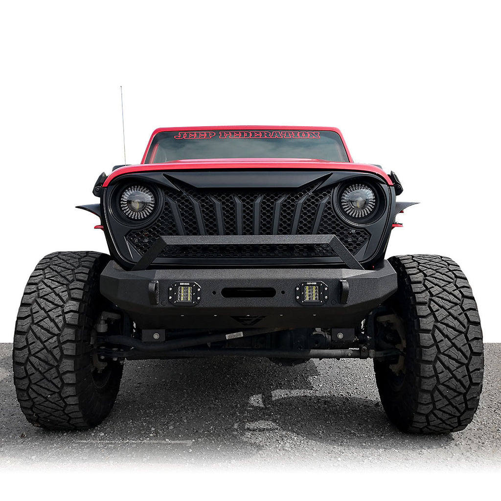Demon Eye LED Headlights for Wrangler JL JLU Gladiator 2018 Up Lighting