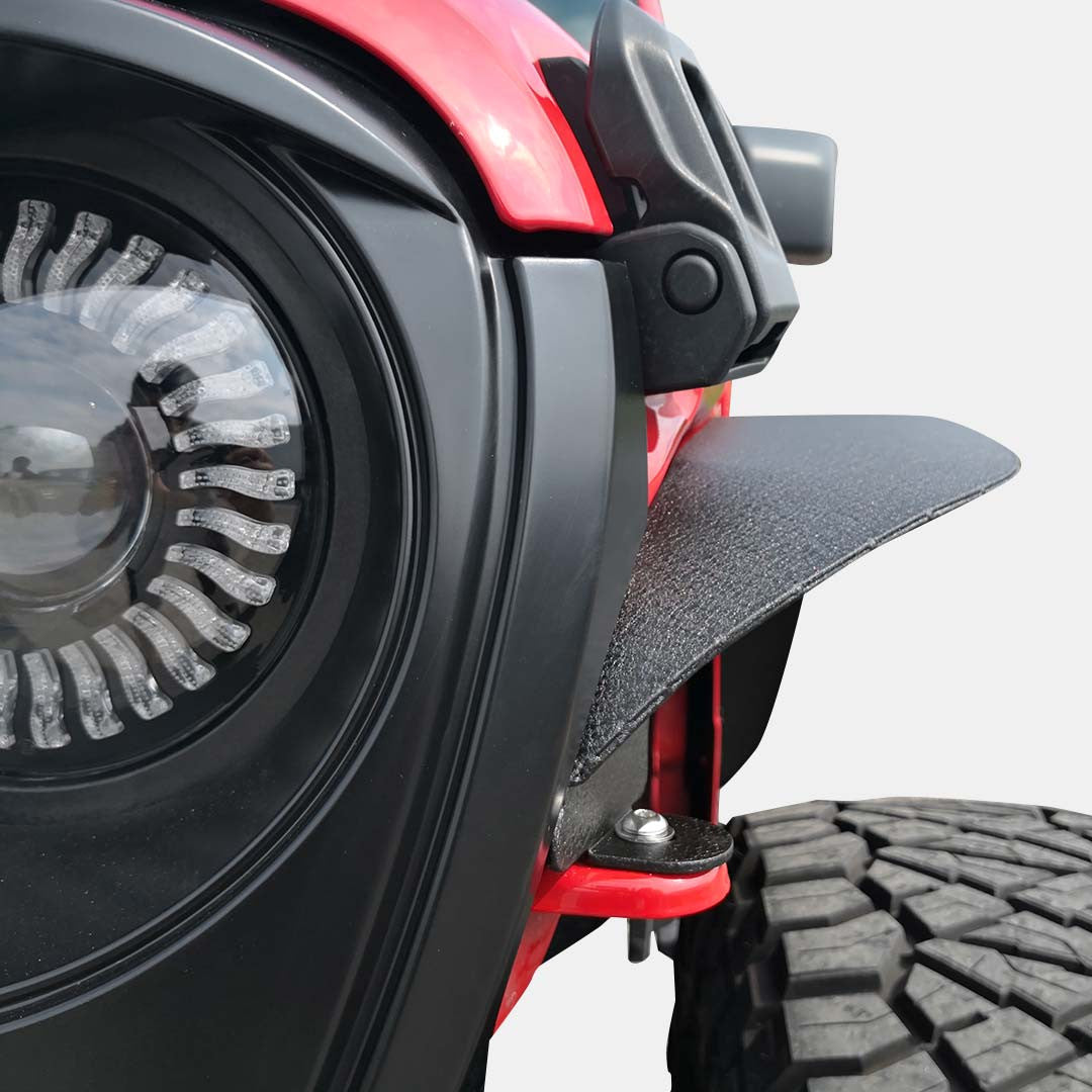 Steel Flat Top Metal Fender Flares for Wrangler JL JLU 2018+ Exterior Part