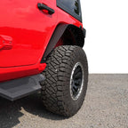 Steel Flat Top Metal Fender Flares for Wrangler JL JLU 2018+ - GENSSI Exterior Part