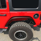 Steel Flat Top Metal Fender Flares for Wrangler JL JLU 2018+ - GENSSI Exterior Part