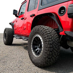 Steel Flat Top Metal Fender Flares for Wrangler JL JLU 2018+ - GENSSI Exterior Part