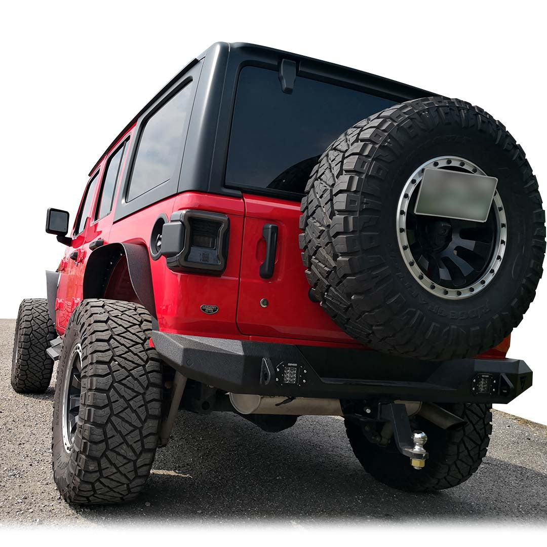 Steel Flat Top Metal Fender Flares for Wrangler JL JLU 2018+ Exterior Part
