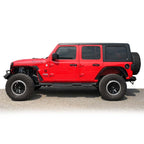 Steel Flat Top Metal Fender Flares for Wrangler JL JLU 2018+ - GENSSI Exterior Part
