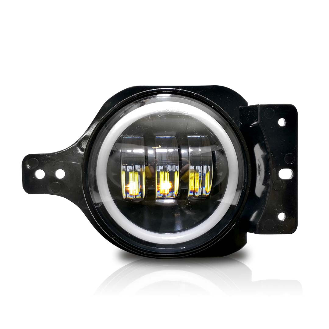 LED Halo Fog Lights for Jeep Wrangler JL JLU Sport Sport S 2018+ Lighting