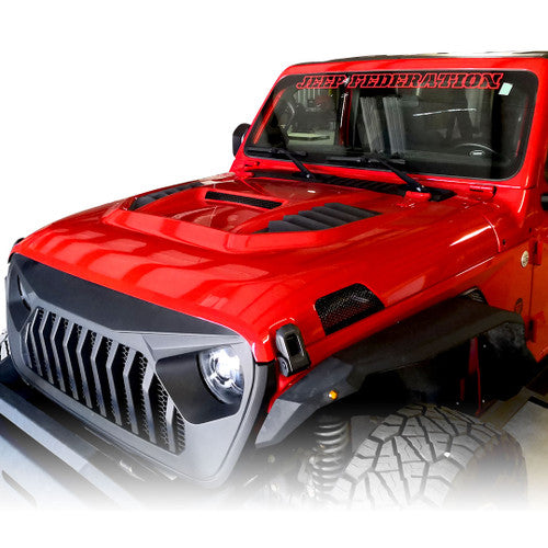 MPR Hood for Wrangler JL JLU Gladiator 2018 up Default Title Exterior Part