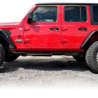 Running Boards Side Steps Rail Steps Rock Sliders for Jeep Wrangler JLU 4dr 2018 up - GENSSI Exterior Part