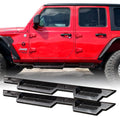 Running Boards Side Steps Rail Steps Rock Sliders for Jeep Wrangler JLU 4dr 2018 up Default Title Exterior Part