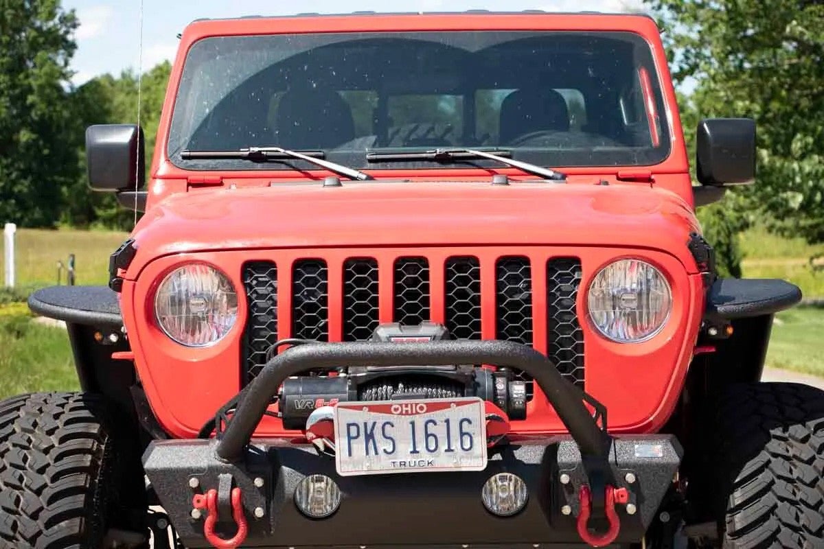 Front And Rear Tube Fender Flares with Removable LED Turn Signals for 2020 - 2024 Jeep Gladiator JT - GENSSI Exterior Part
