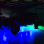 Vader LED Under Body Rock Lights Color Flow with Bluetooth Controller 8x - GENSSI Lighting