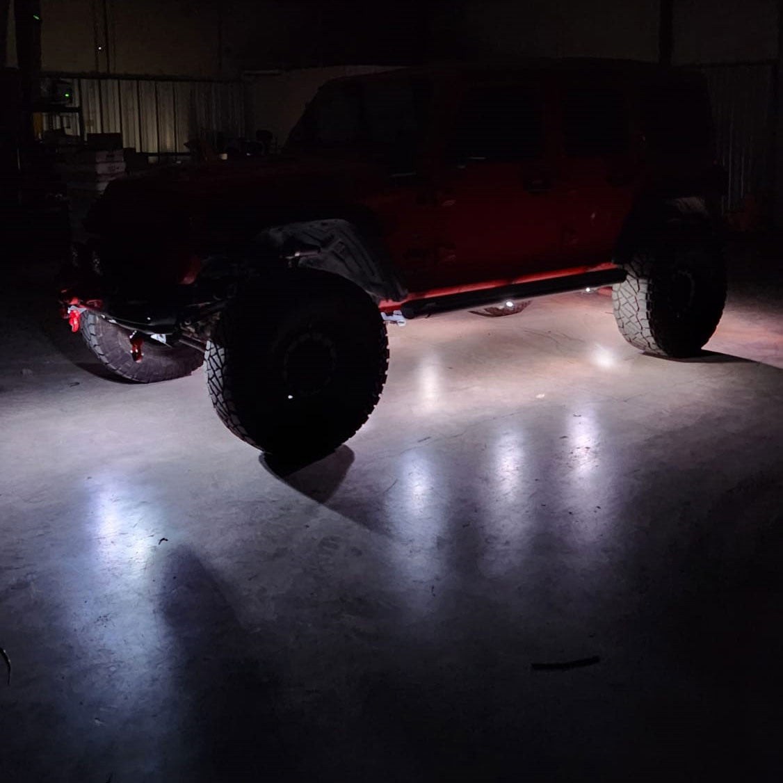 Vader LED Under Body Rock Lights Color Flow with Bluetooth Controller 8x Lighting