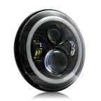 7 Inch HALO Chasing RGB Color Projector LED Headlights & Fog Lights Kit for Wrangler JK 2007 - 2017 - GENSSI Lighting
