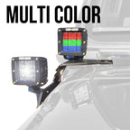 A - Pillar Cube RGB +White Wireless Kit Lights with Bracket for Jeep Wrangler JL JLU JT Gladiator - GENSSI Lighting
