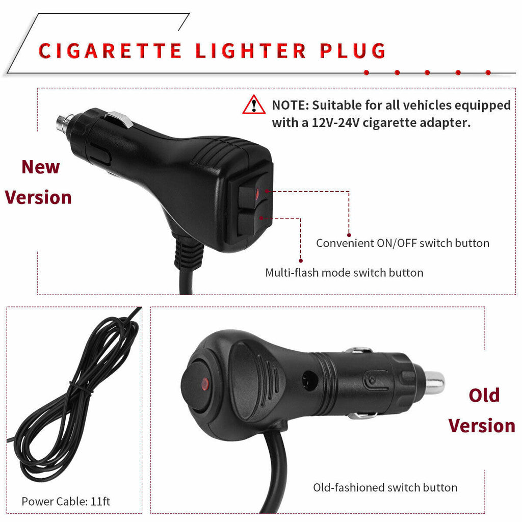 31" Inch 28 LED Emergency Warning Flash Strobe Light Bar Lighting