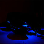 LED Under Body Rock Lights Color with Bluetooth Controller 4x Lighting