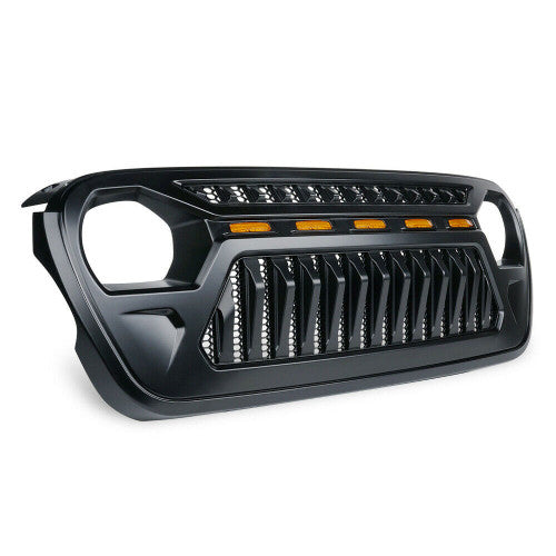 LED Bar Front Grille for Jeep Wrangler JL & Gladiator 2018-2023 Default Title Grille