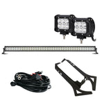 LED Light Bar Combo Kit with Brackets for Jeep Wrangler JL JLU Gladiator 2018 - 2023 - GENSSI Lighting