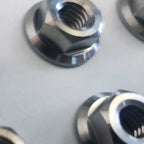 M6 Titanium Hex Nut Grade 5 GR5 Smooth Flange (Pack of 8) - GENSSI Exterior Part