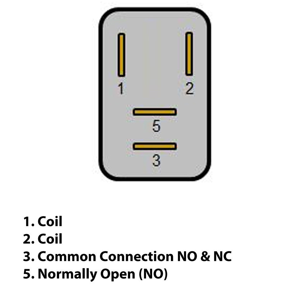 4 PIN 30A 12V SPST Micro Relay (10 Pack) Electrical